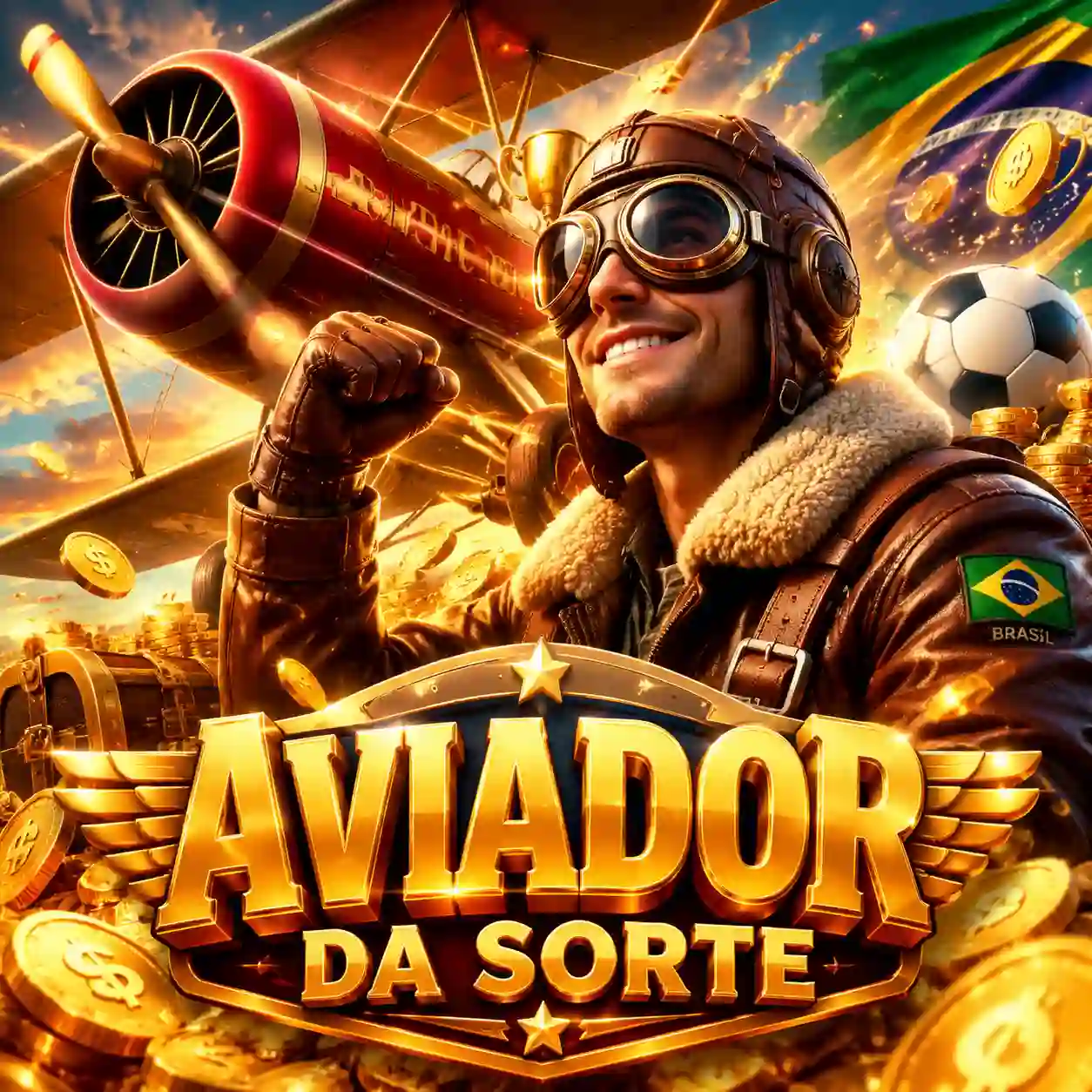 Avião vermelho do jogo Aviator