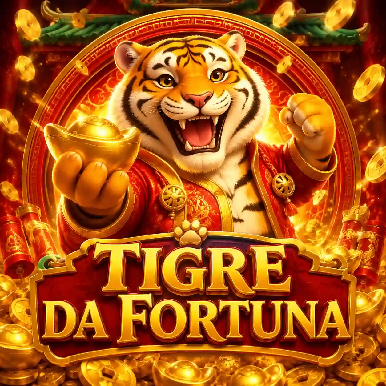 Arte do slot Fortune Tiger
