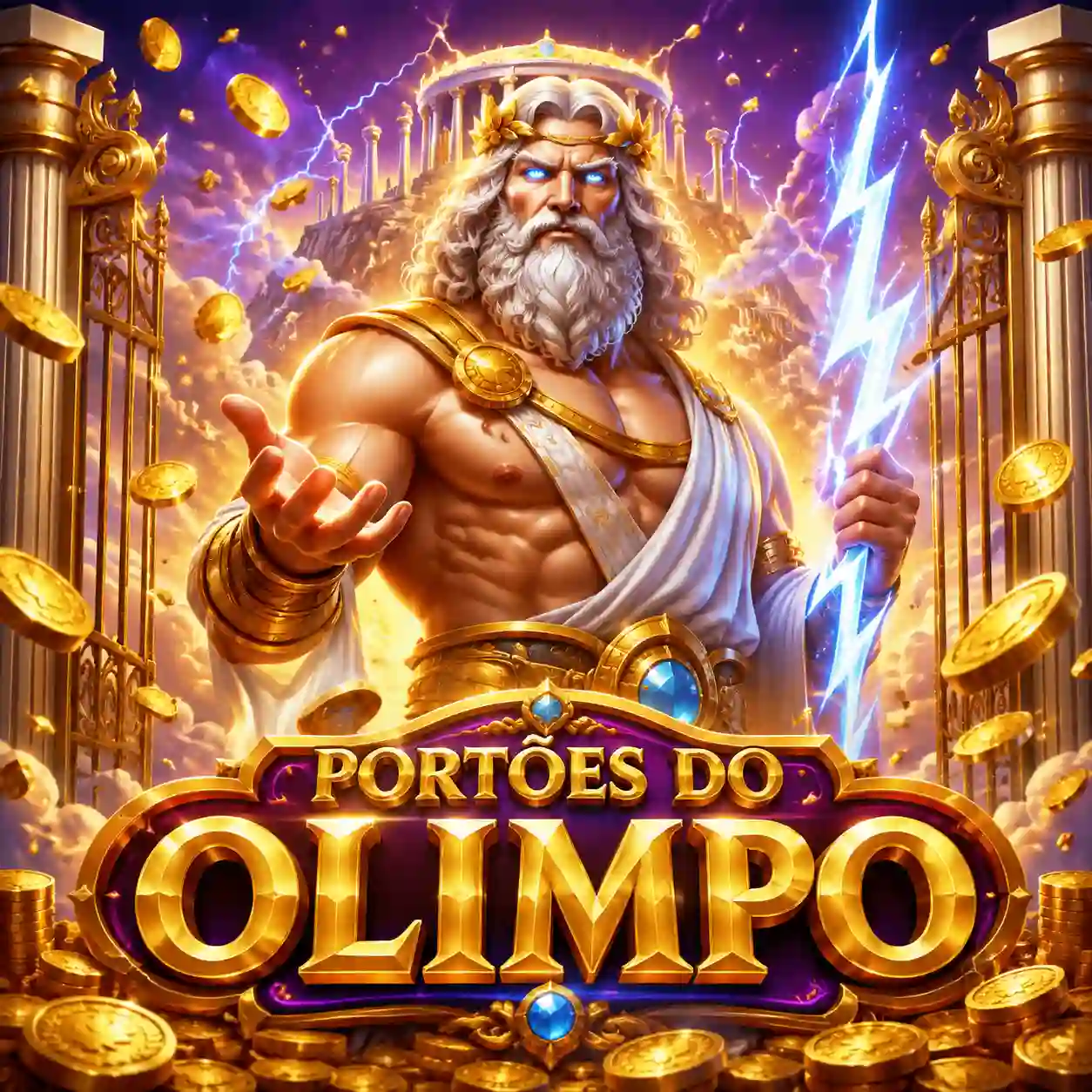 Capa do slot Gates of Olympus, da Pragmatic Play